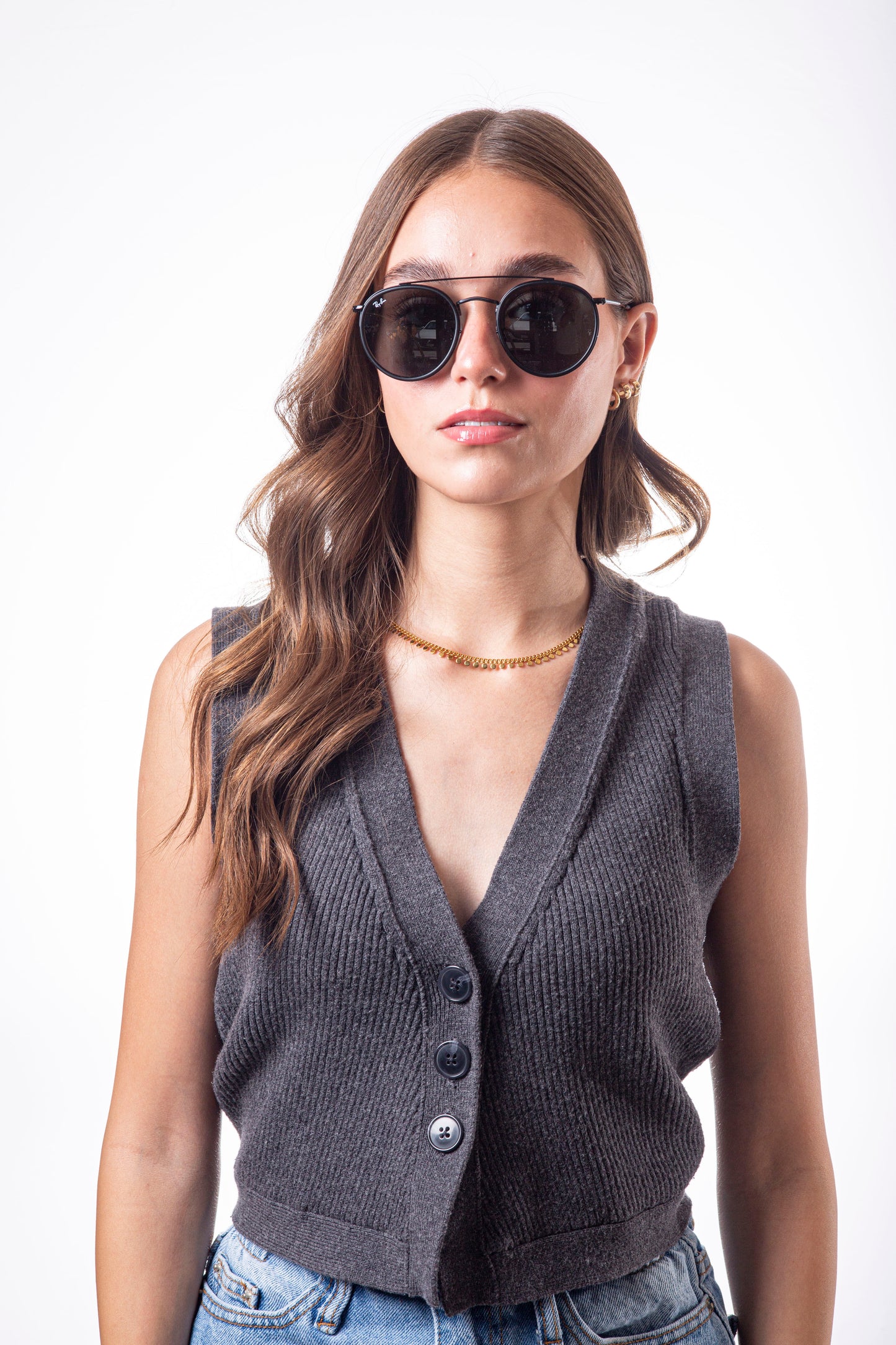 RAY BAN ROUND DOUBLE BRIDGE RB3647