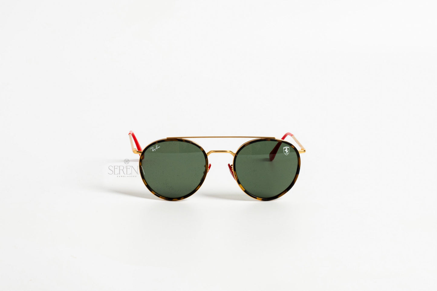 RAY BAN x ROUND DOUBLE BRIDGE SCUDERIA FERRARI